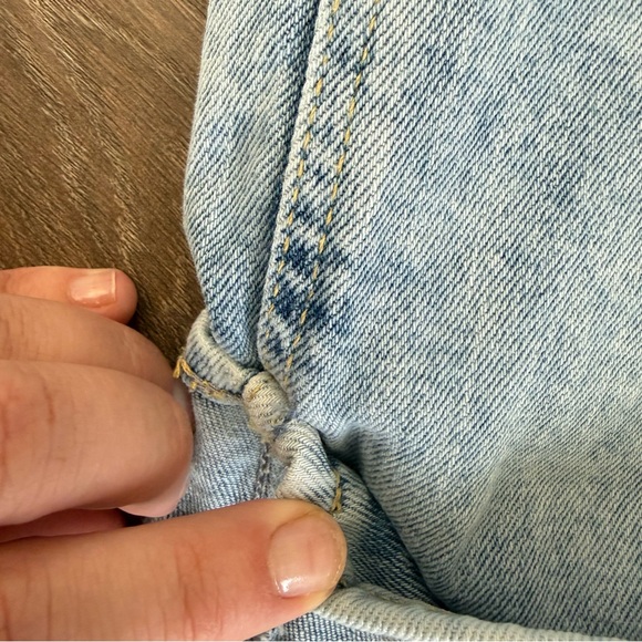 GAP High Rise Stride Cuffed Wide-Leg Jeans - 32 Regular - Picture 7 of 14